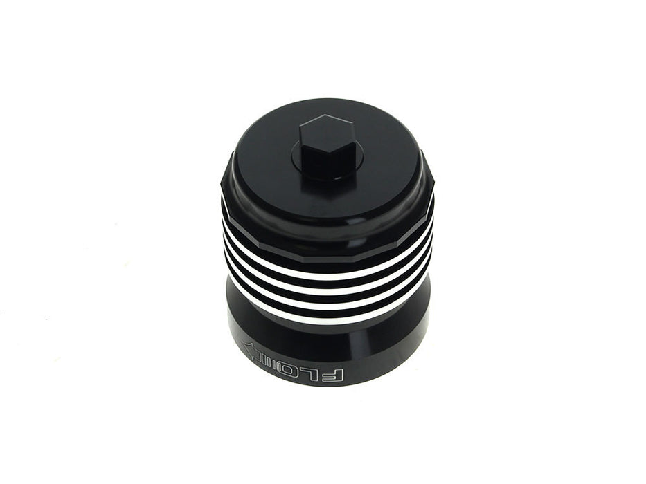 FLO Reusable Oil Filter - Black. Fits Pan America 2021up, Sportster S 2021up and Nightster 975 2022up