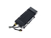 Fan Assisted Side Mount Oil Cooler Kit - Naked. Fits Touring 2017-2024 with Harley-Davidson Chopped Engine Guard