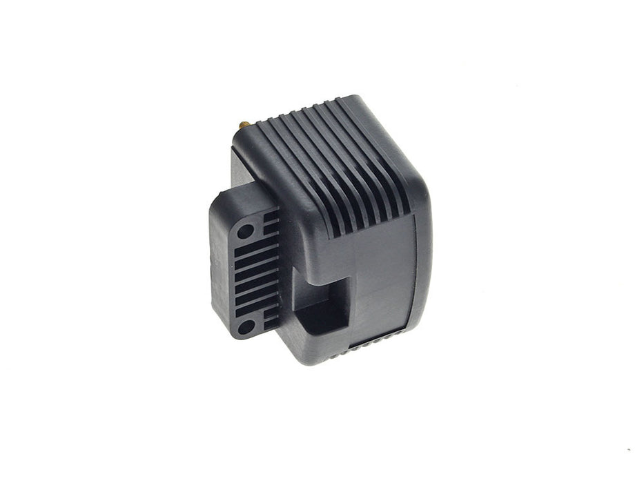 Ignition Coil - Black. Fits Big Twin 1970-1999 & Sportster 1971-2003 Models with Upgraded Single Fire Ignition