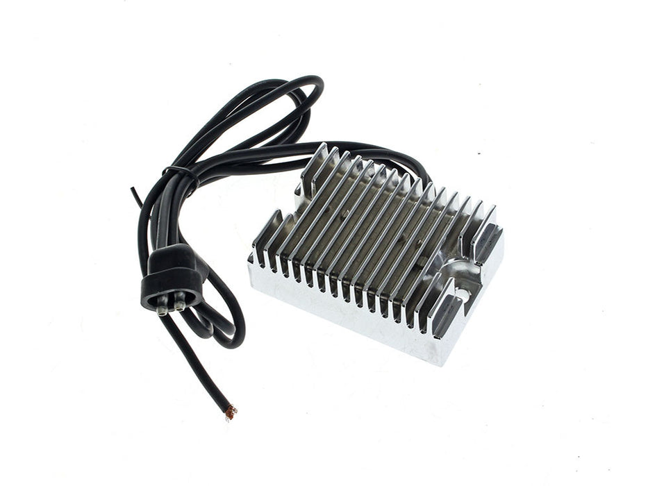 Regulator - Chrome. Fits Softail 1989-1999, Dyna 1991-1998, FXR 1989-1998 & Touring 1989-1996