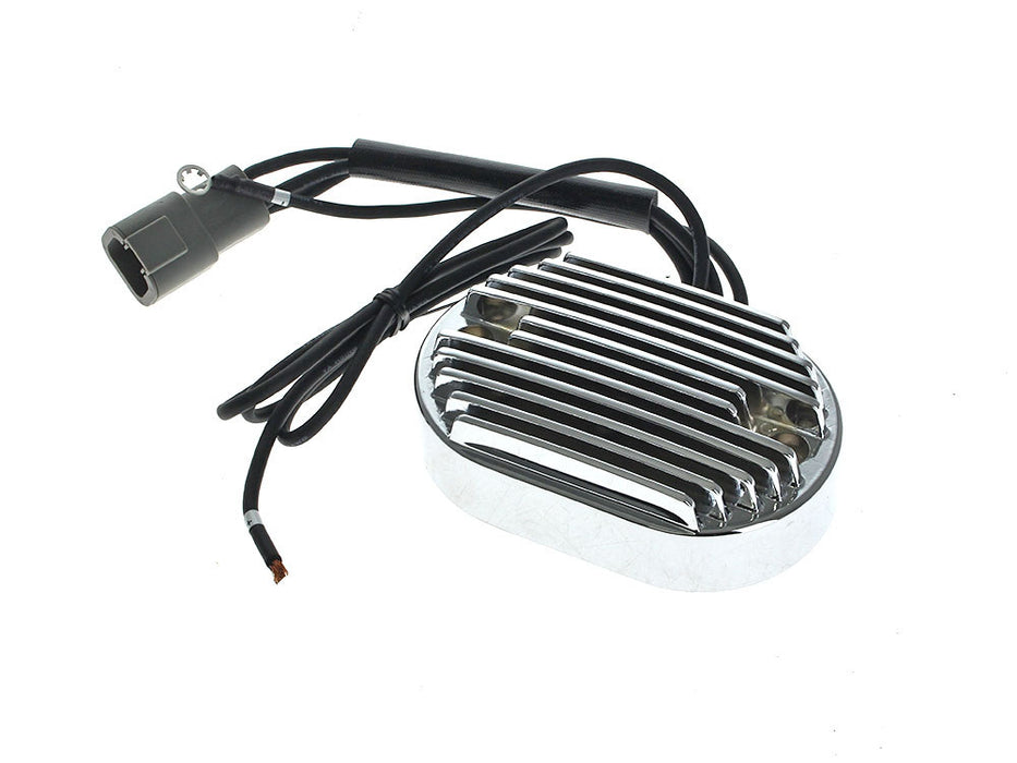 Regulator - Chrome. Fits Softail 2001-2006