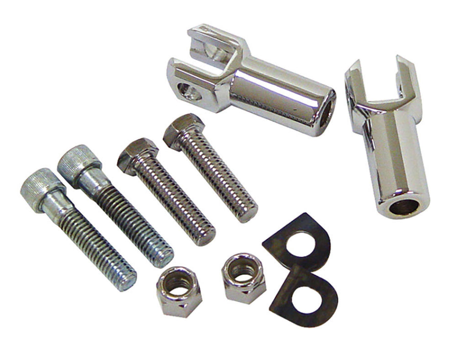 Footpeg Mount Clevis Set. Fits Softail 2000-2006