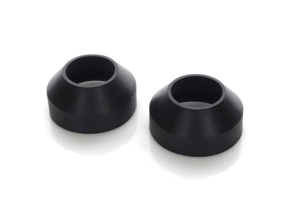 35mm Showa Forks Boots - Black. Fits H-D 1975-1987 with Narrow Glide Front End.