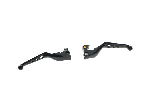 4 Hole Hand Levers - Black. Fits Sportster 2014-2021