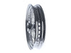 19in. x 2.50in. Front 40 Spoke Cross Laced Wheel - Chrome. Fits Narrow Glide Dyna 2000-2005 & Sportster 2000-2007