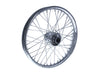 21in. x 2.15in. Front 40 Spoke Cross Laced Wheel - Chrome. Fits Softail 1984-1999, Dyna Wide Glide 1993-1999 & FXWG 1984-1986.