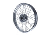 21in. x 2.15in. Front 40 Spoke Cross Laced Wheel - Chrome. Fits Narrow Glide Dyna 1991-1999, FXR 1984-1994 & Sportster 1984-1999.
