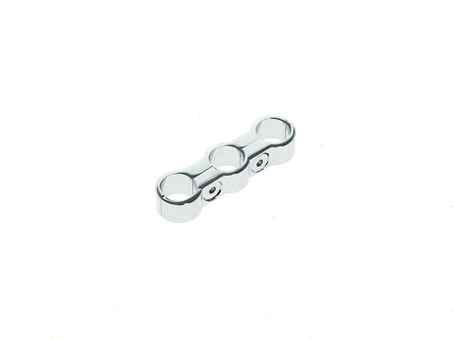 3 Hose Separator - Chrome. Fits 5/16in. or 3/8in. Hose