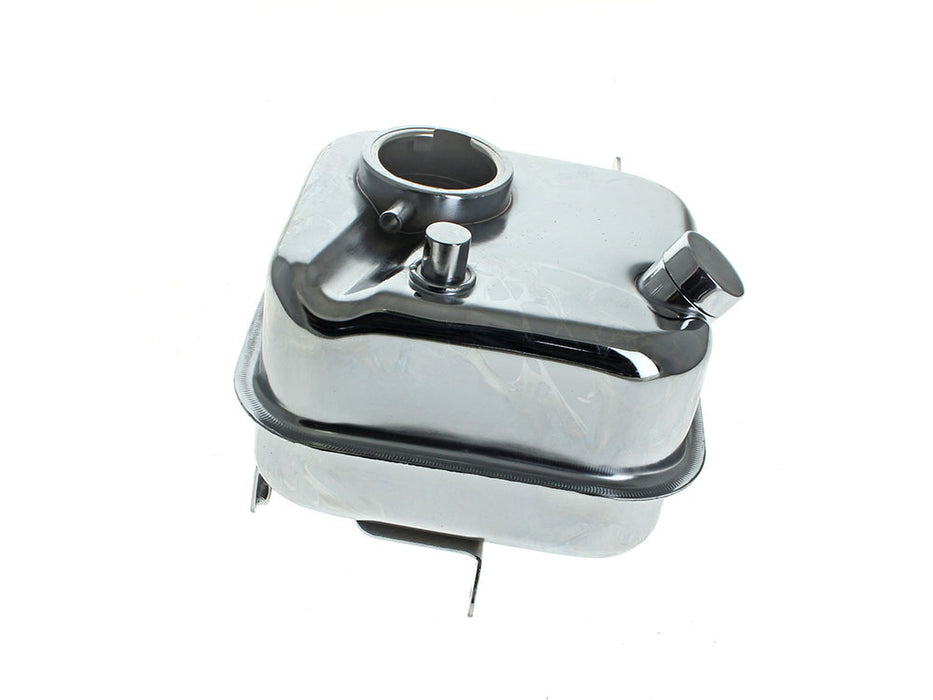 Oil Tank - Chrome. With Provision for Drop In Filter. Fits 4Spd Big Twin 1965-1982.