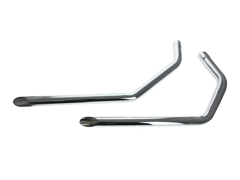 Slash Cut 1-3/4in. Drag Pipes – Chrome. Fits Sportster 1957-1985