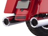 4.5in. Hi-Output Slip-On Mufflers - Chrome. Fits Touring 1995-2016