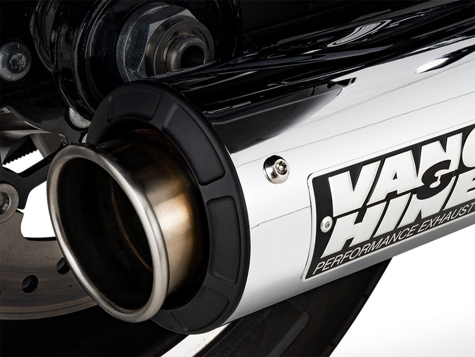4in. Supersport Slip-On Muffler - Chrome. Fits Softail Street Bob, Low Rider S, Low Rider ST & Heritage 2025up