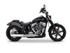 4in. Twin Slash Slip-On Muffler - Chrome. Fits Softail Street Bob, Low Rider S, Low Rider ST & Heritage 2025up