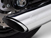 4in. Twin Slash Slip-On Muffler - Chrome. Fits Softail Street Bob, Low Rider S, Low Rider ST & Heritage 2025up