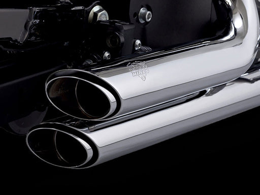 Shortshots Staggered Exhaust - Chrome. Fits Dyna 2006-2017
