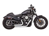 Shortshots Staggered Exhaust - Chrome. Fits Sportster 2014-2021