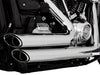 Shortshots Staggered Exhaust - Chrome. Fits Breakout & Fat Boy 2018up