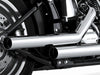 Straightshots Exhaust - Chrome. Fits Softail 1986-2017 Non-240 Tyre Models