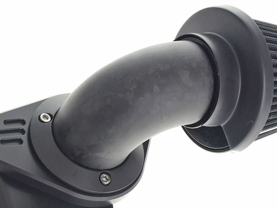 90deg VO2 Falcon XL Air Cleaner Kit - Gloss Forged Carbon Fiber. Fits Touring 2017-2024 & Softail 2018-2024