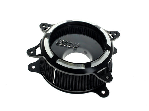 VO2 Insight Air Cleaner Kit - Black Contrast. Fits Touring 2017-2024 & Softail 2018-2024
