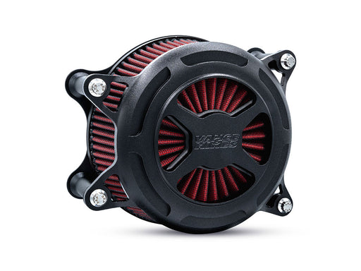 VO2 X Air Cleaner Kit - Wrinkle Black. Fits CVO Touring 2023up, Street Glide & Road Glide 2024up, Touring 2025up & Softail 2025up