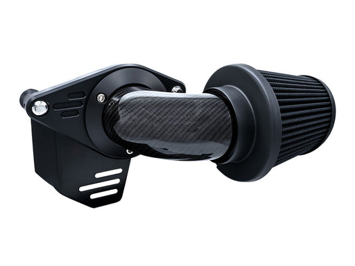 90deg VO2 Falcon Air Cleaner Kit - Weaved Carbon Fibre. Fits CVO Touring 2023up, Street Glide & Road Glide 2024up, Touring 2025up & Softail 2025up