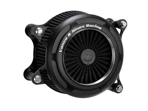 VO2 Onyx Air Cleaner Kit - Wrinkle Black. Fits CVO Touring 2023up, Street Glide & Road Glide 2024up, Touring 2025up & Softail 2025up