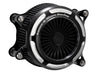 VO2 Onyx Air Cleaner Kit - Black Contrast Cut. Fits CVO Touring 2023up, Street Glide & Road Glide 2024up, Touring 2025up & Softail 2025up