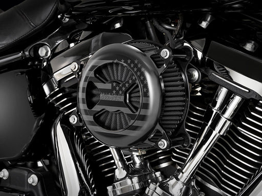 VO2 America Air Cleaner Kit - Black. Fits Touring 2017-2024 & Softail 2018-2024