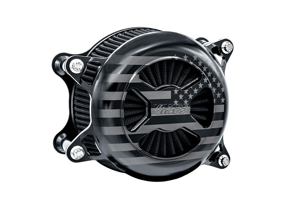 VO2 America Air Cleaner Kit - Black. Fits Touring 2017-2024 & Softail 2018-2024