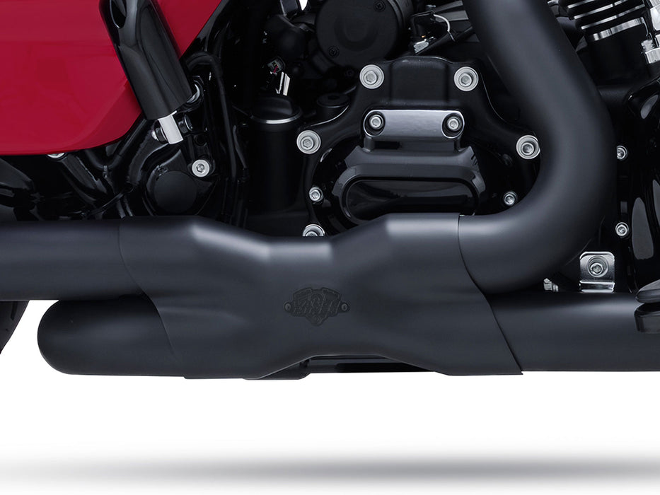 Power Duals Right Side Tuck & Under Headers – Black. Fits Touring 2017up – Vance And Hines