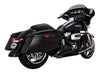 Big Radius Exhaust - Black. Fits Touring 2017up