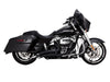 Big Radius Exhaust - Black. Fits Touring 2017up