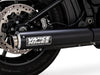 4in. Supersport Slip-On Muffler - Black. Fits Softail Street Bob, Low Rider S, Low Rider ST & Heritage 2025up