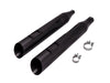 4.5in. Backslash Slip-On Mufflers - Black. Fits Touring 2017up