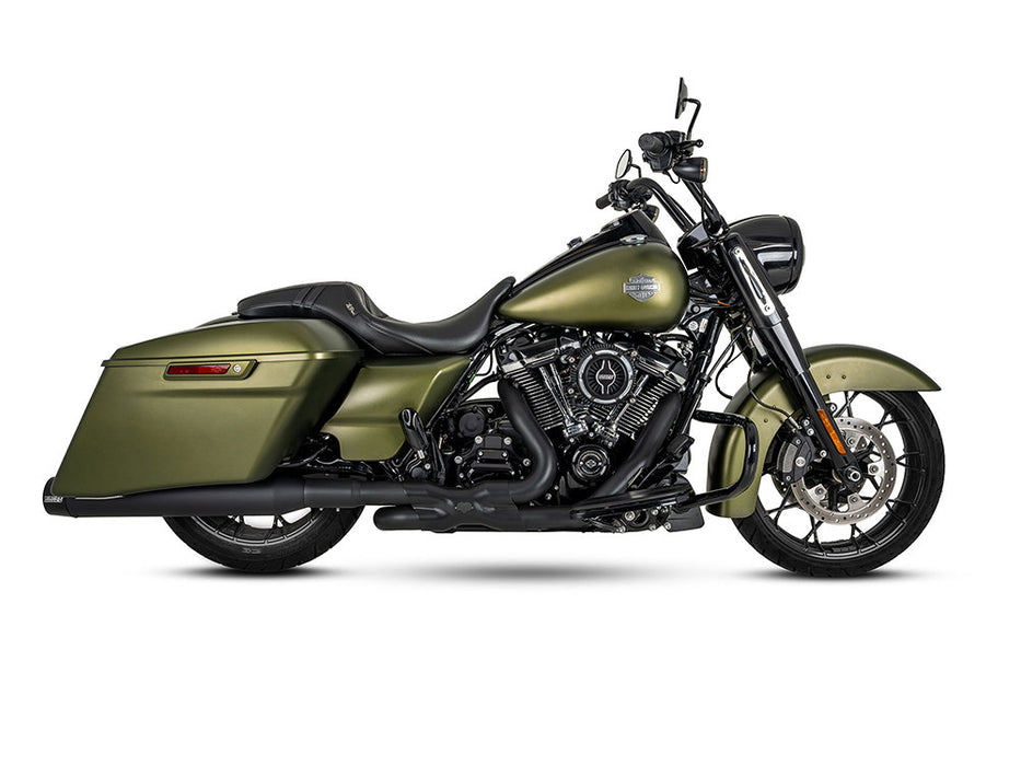 4.5in. Blackbird 450 Slip-On Mufflers - Black with Black End Caps. Fits Touring 2017up