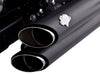 Shortshots Staggered Exhaust - Black. Fits Sportster 2004-2013