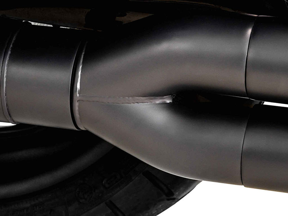 Pro Pipe 2-into-1 Exhaust - Black. Fits Touring 2017up