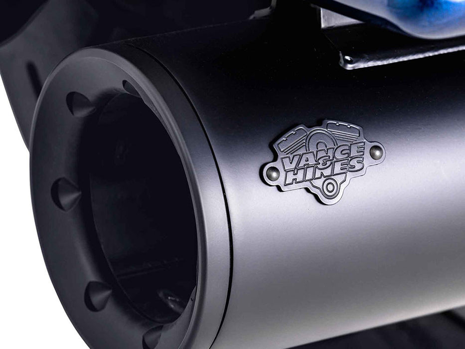 Pro Pipe 2-into-1 Exhaust - Black. Fits Touring 2017up