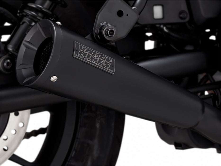 Upsweep Slip-On Muffler - Black. Fits Honda CMX / Rebel 500cc 2017up