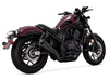 Upsweep Slip-On Muffler - Black. Fits Honda CMX / Rebel 1100cc 2021up