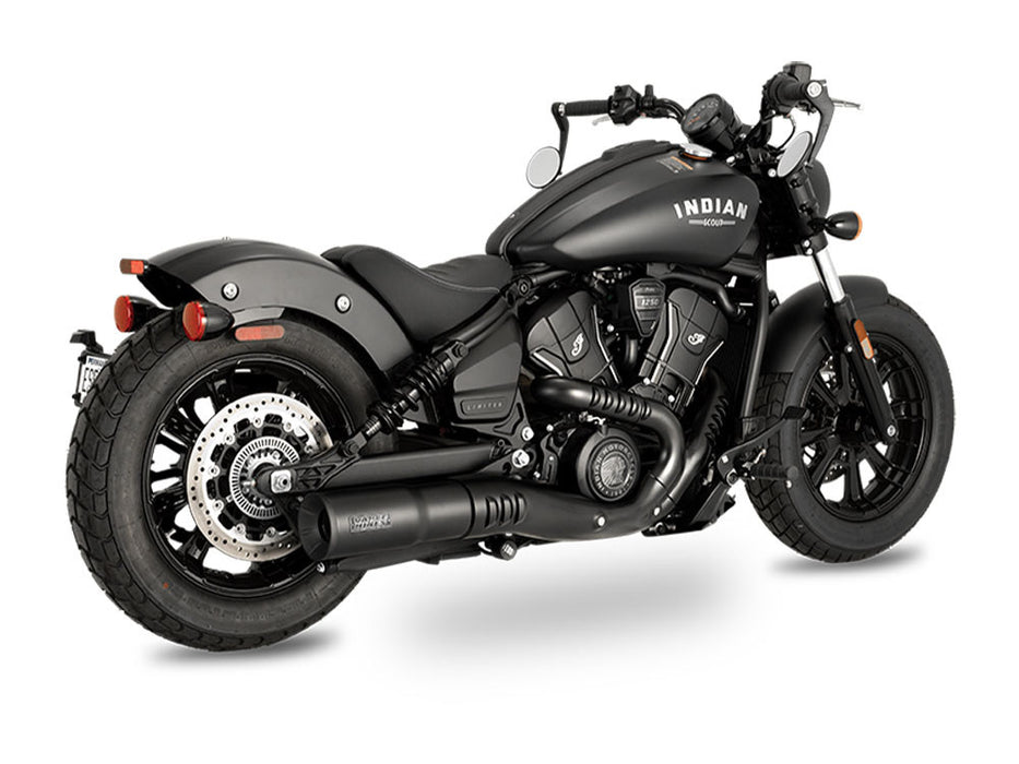 Hi-Output Slip-On Muffler - Black. Fits Indian Scout 2025up