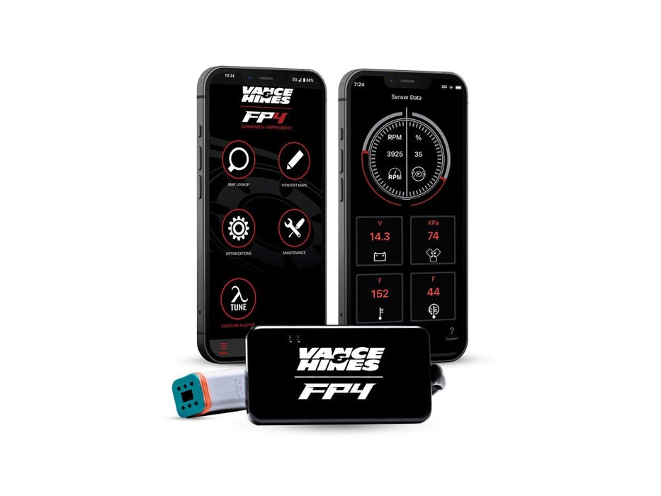 Vance & Hines Fuelpak FP4 Fuel Tuner ? Grey CAN 6 Pin. Fits Softail 2011-2020, Dyna 2012-2017, Touring 2014-2020, Sportster 2014-2020 & Street 2015-2020