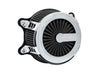 VO2 Cage Fighter Air Cleaner Kit - Chrome. Fits Touring 2017-2024 & Softail 2018-2024