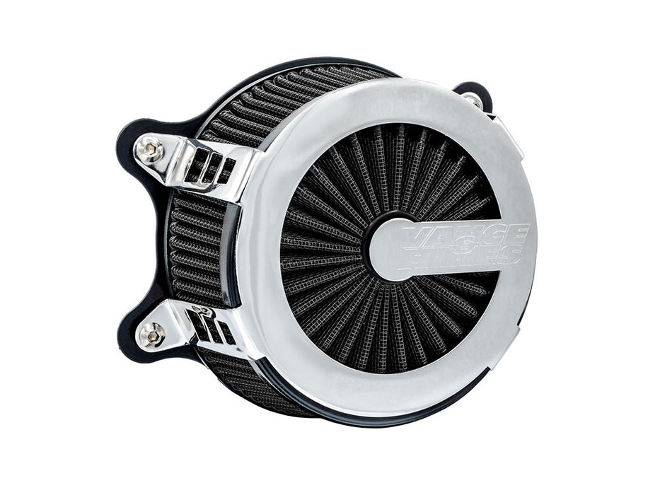 VO2 Cage Fighter Air Cleaner Kit - Chrome. Fits Sportster 1988-2021