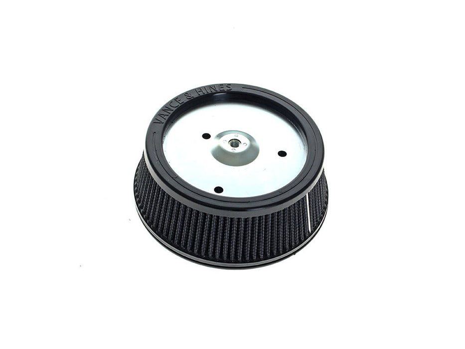 VO2 Naked Air Cleaner Kit. Fits Softail 2000-2015, Dyna 1999-2007, Touring 1999-2007 with CV Carb or Cable Operated Delphi EFI