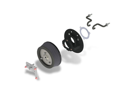 VO2 Naked Air Cleaner Kit. Fits Touring 2017-2024 & Softail 2018-2024