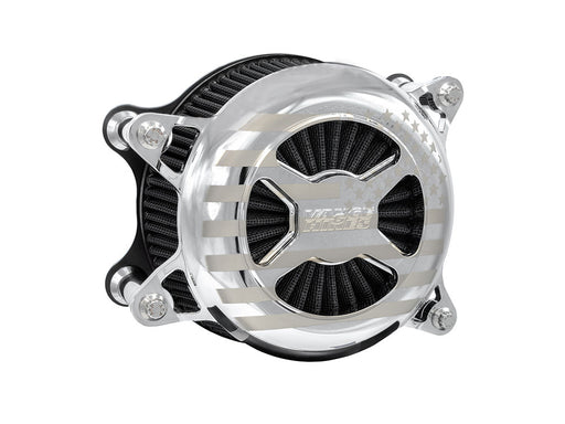 VO2 America Air Cleaner Kit - Chrome. Fits Touring 2017-2024 & Softail 2018-2024