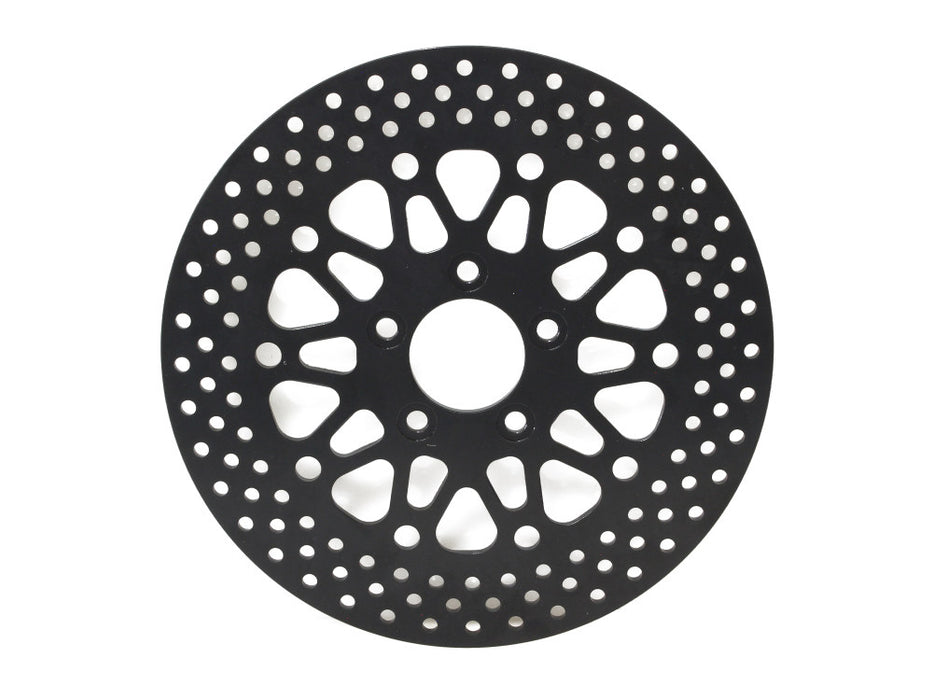11.8in. Rear Disc Rotor - Black Stainless Steel. Fits Touring 2008up.