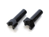 4-1/2in. Tall Risers with 1-1/4in. Thick Base - Gloss Black. Fits 1in. Handlebar.